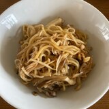 舞茸えのき入り焼きそば